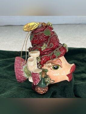 Vintage Kathrine Collection “Kissing Fish” Festive Ornament